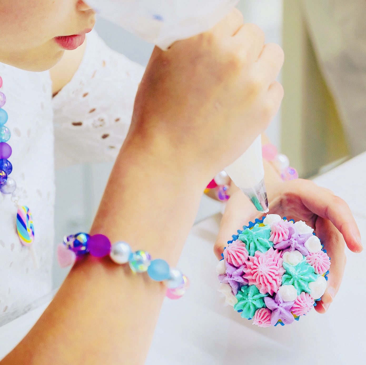 Buttercream piping kids party